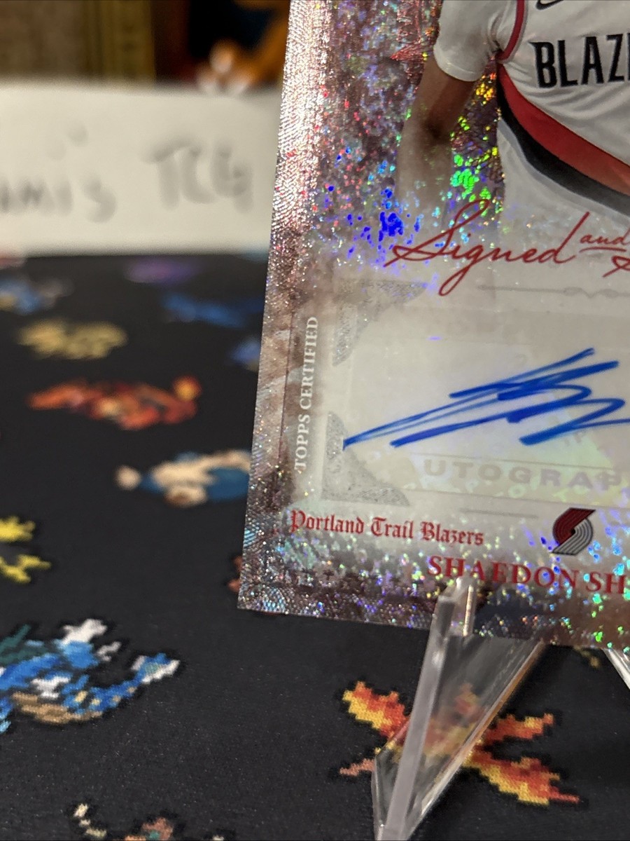 2025-26 Topps - Signed and Sealed Shaedon Sharpe #BSI-SS Holofoil
