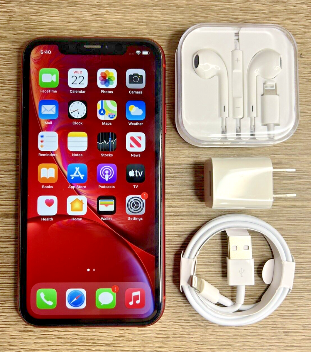 Apple iPhone XR Product Red 64GB Factory Unlocked - Very GOOD