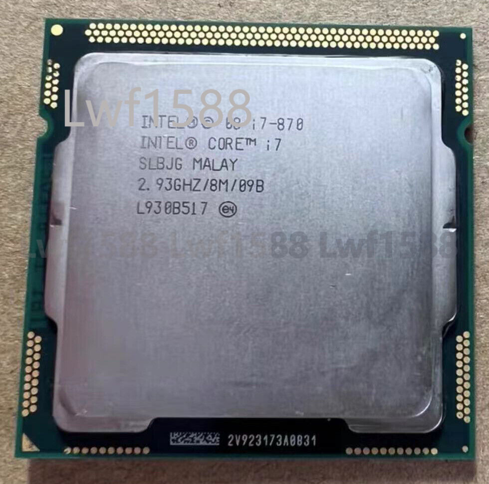 Intel Core i7-870 quad-core 4x 2.93GHz LGA 1156 95W CPU processor