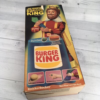 Vintage 1980 Knickerbocker The Magical Burger King Doll Toy | eBay