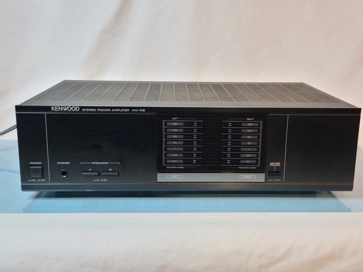 Kenwood KM-106 Power Amplifier 120w /Ch | Audiophile AMP HiFi