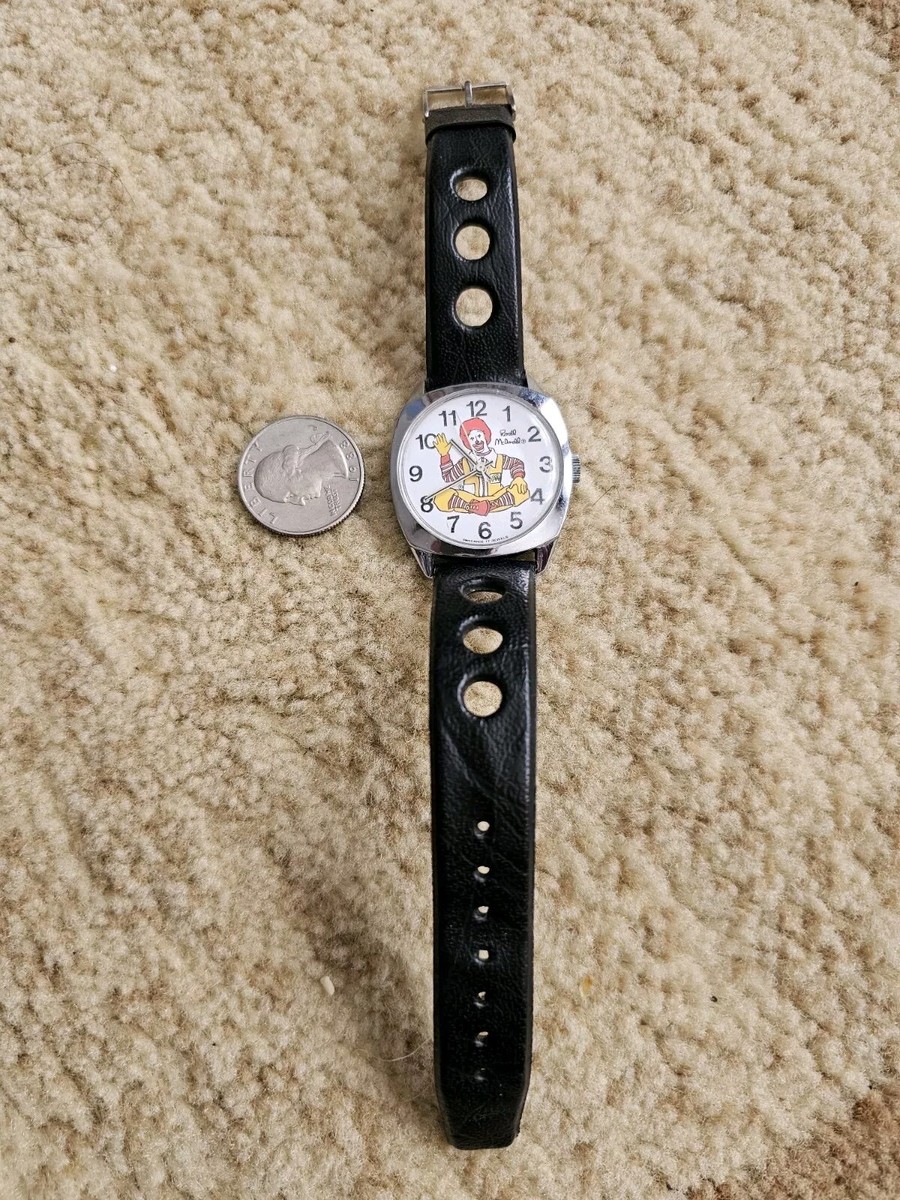 McDonald's マクドナルド スチール時計 店頭用 McDonald´s