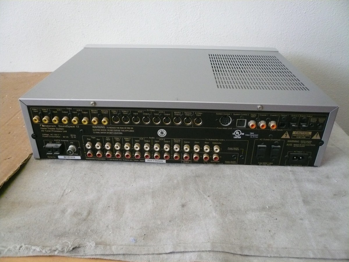 Nakamichi SoundSpace 12 AV Tuner/ Processor Unit | eBay
