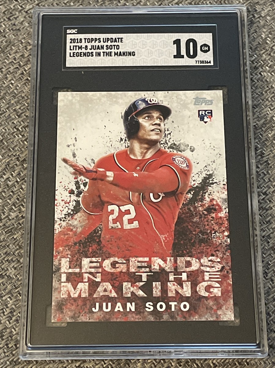 2018 Juan Soto Topps Update Legends In The Making #LITM-8 Rookie