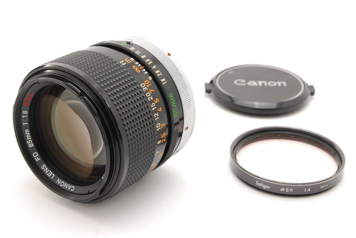 NEAR MINT] Canon FD 85mm f/1.8 S.S.C. SSC MF Portrait Lens From