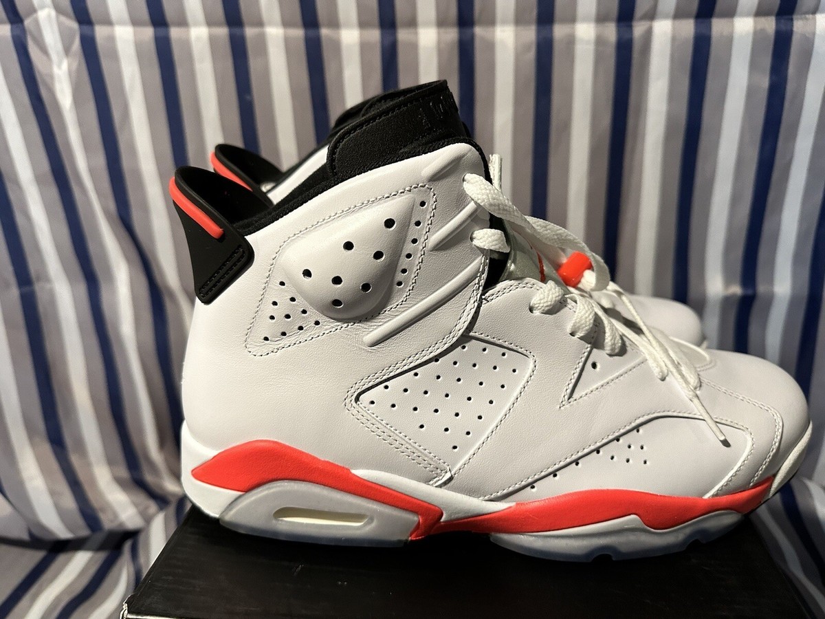 Size 10.5 - Jordan 6 Retro Sample White Infrared | eBay