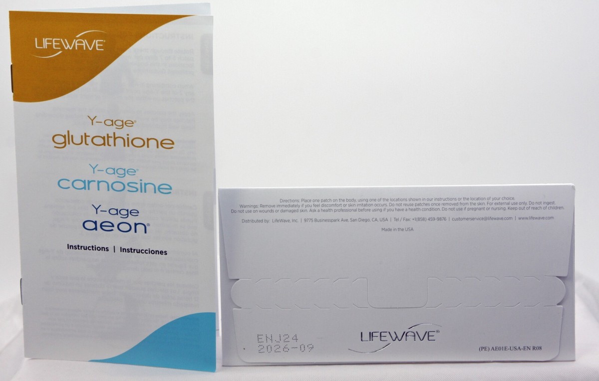 LifeWave Y-Age AEON Phototherapy Patches, 30 Patches - Exp. 09