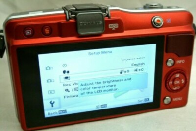 Olympus PEN mini E-PM2 compact digital camera body *red *superb | eBay