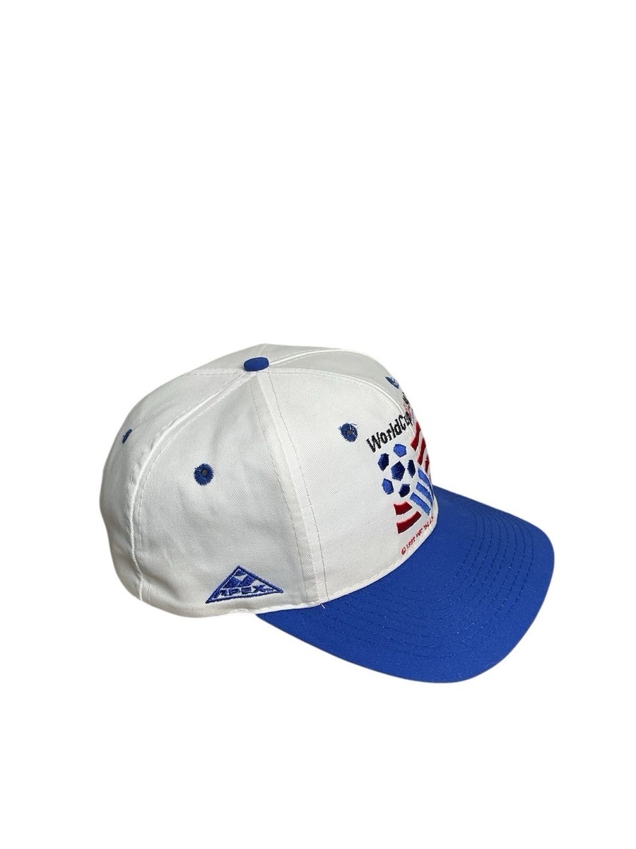 VINTAGE USA World Cup 1994 Hat White Snapback Hat Apex One Soccer