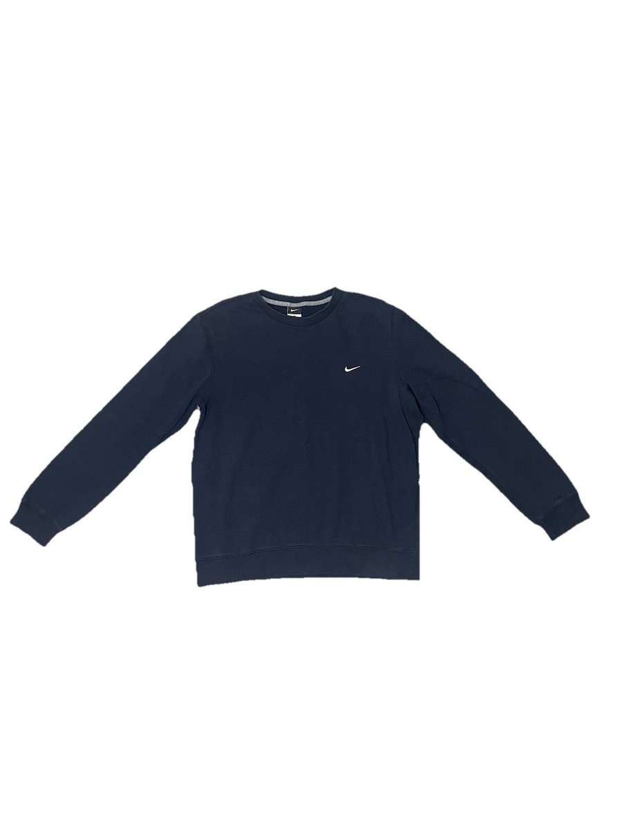 Nike Classic Crew Neck Sweatshirt Fleece 341570-405 Size Large