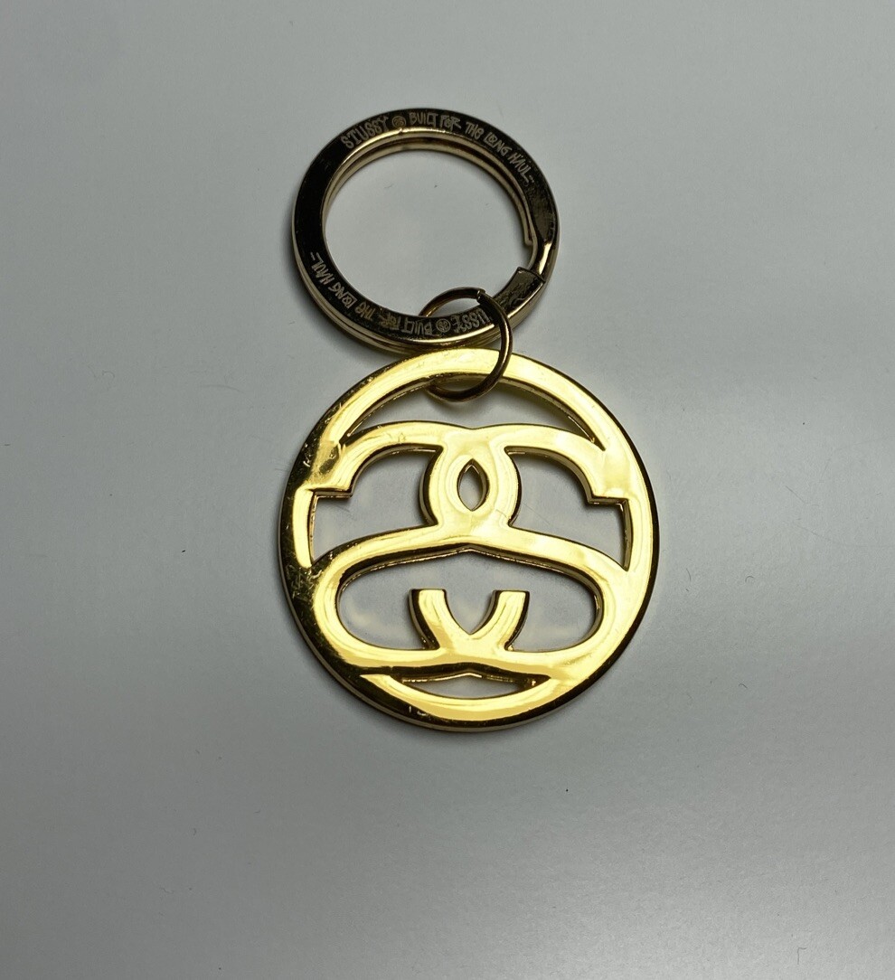 Stussy Gold Stussy SS Logo Keychain | eBay
