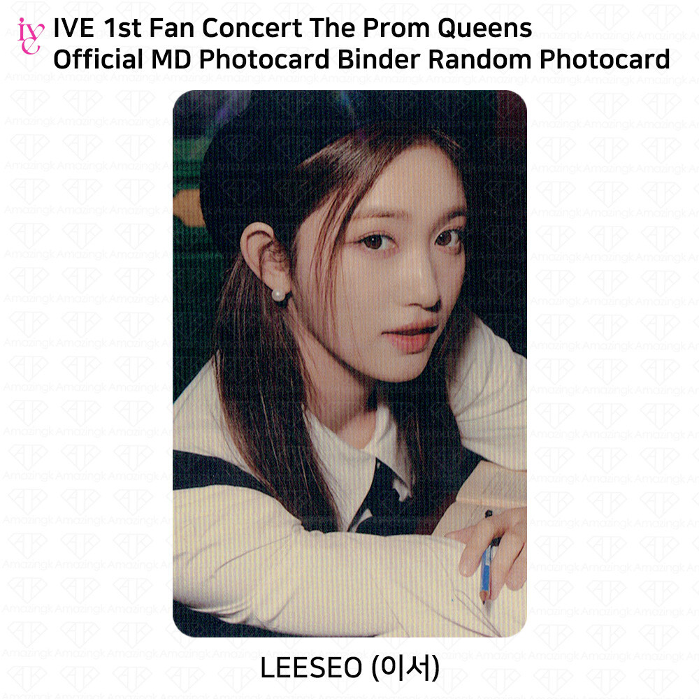 IVE 1st Fan Concert The Prom Queens Official MD Photocard Binder