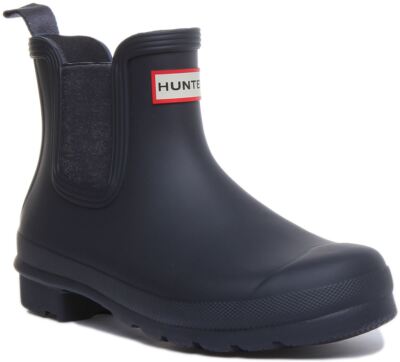 Hunter Original Womens Chelsea Navy Welly Boot Size US 5 - 11 | eBay