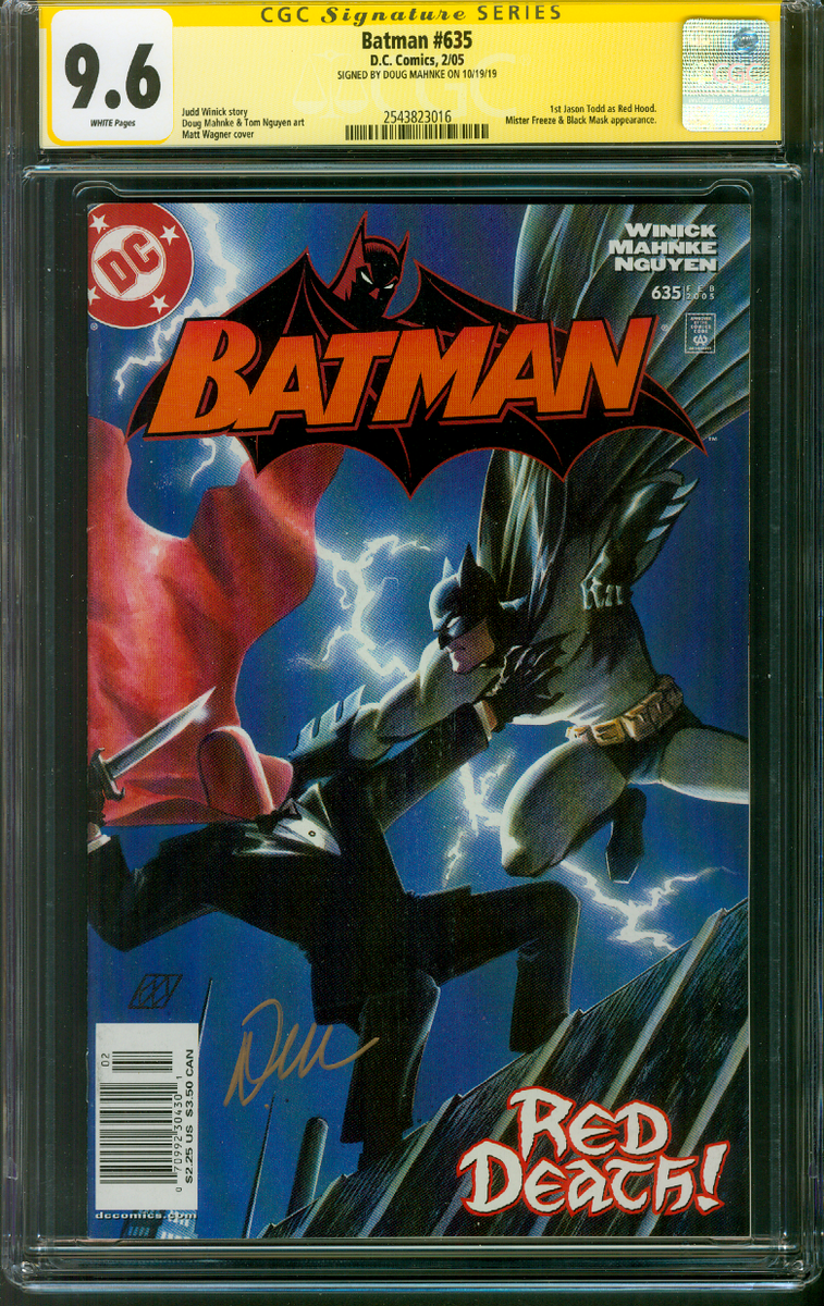 Batman 635 CGC SS 9.6 1st Jason Todd as Red Hood Newsstand 2/05 | eBay