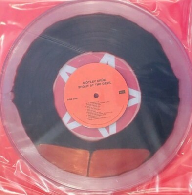 Motley Crue Shout at the Devil Clear Blood Filled Vinyl LE 250