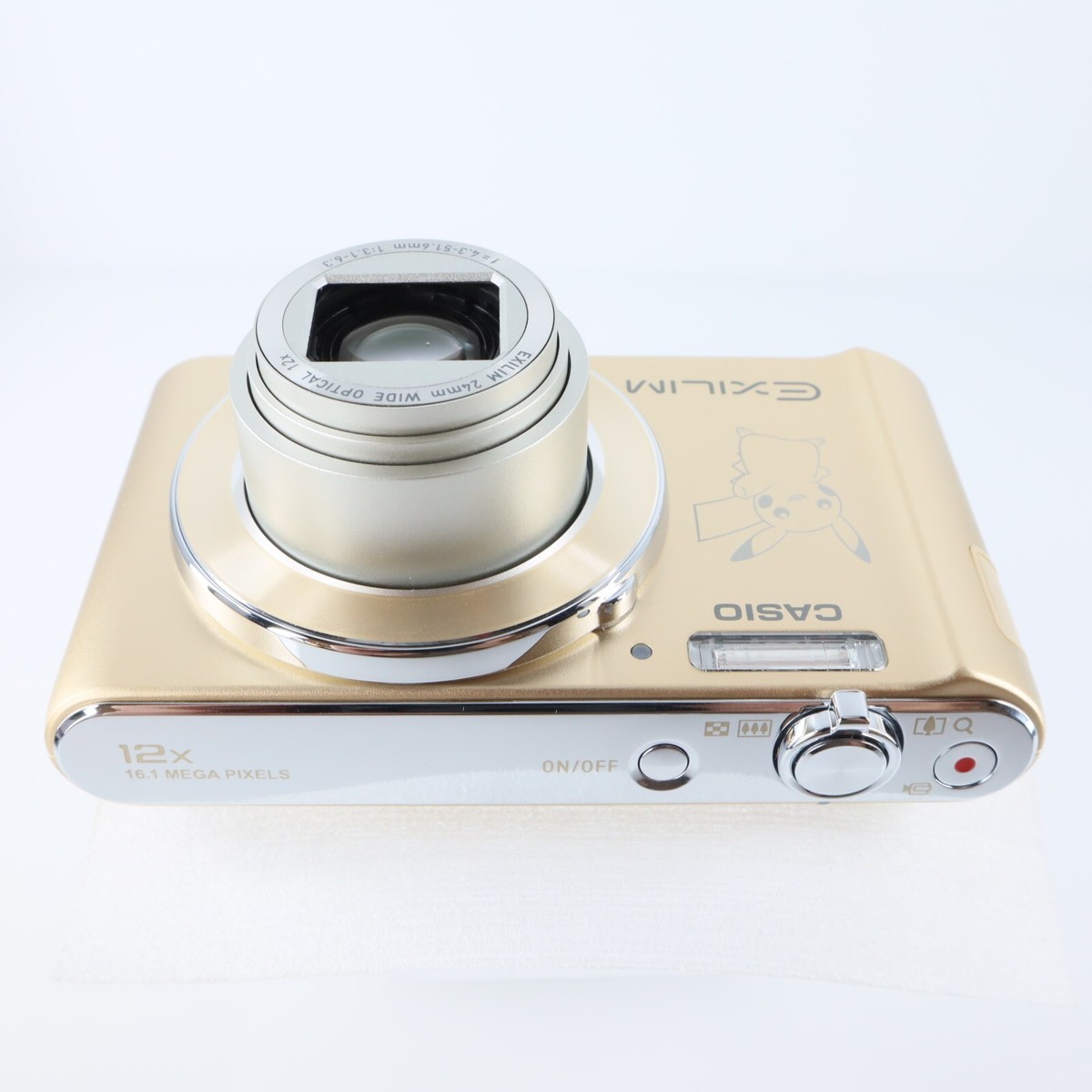 Pokemon Center Pikachu Casio Exilim EX-ZS190 Gold digital camera