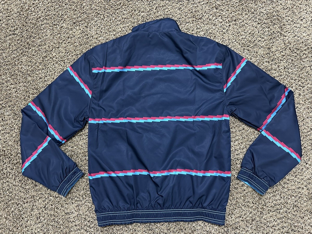 ADIDAS ARSENAL 22/23 ANTHEM REVERSIBLE JACKET NAVY PINK SKY RUSH