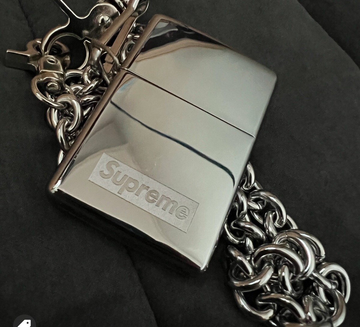Supreme Zippo With Chain Lighter (SILVER) | eBay