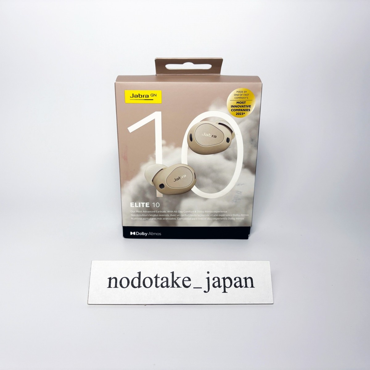 Jabra Elite 10 Cream Jabra Wireless Earphones Noise Cancelling