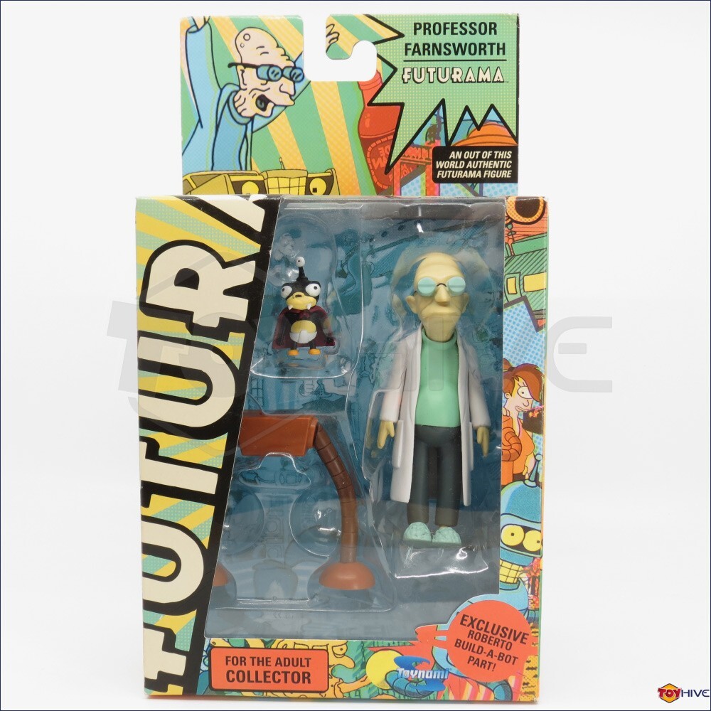 Futurama Professor Hubert J Farnsworth with Roberto build-a-bot