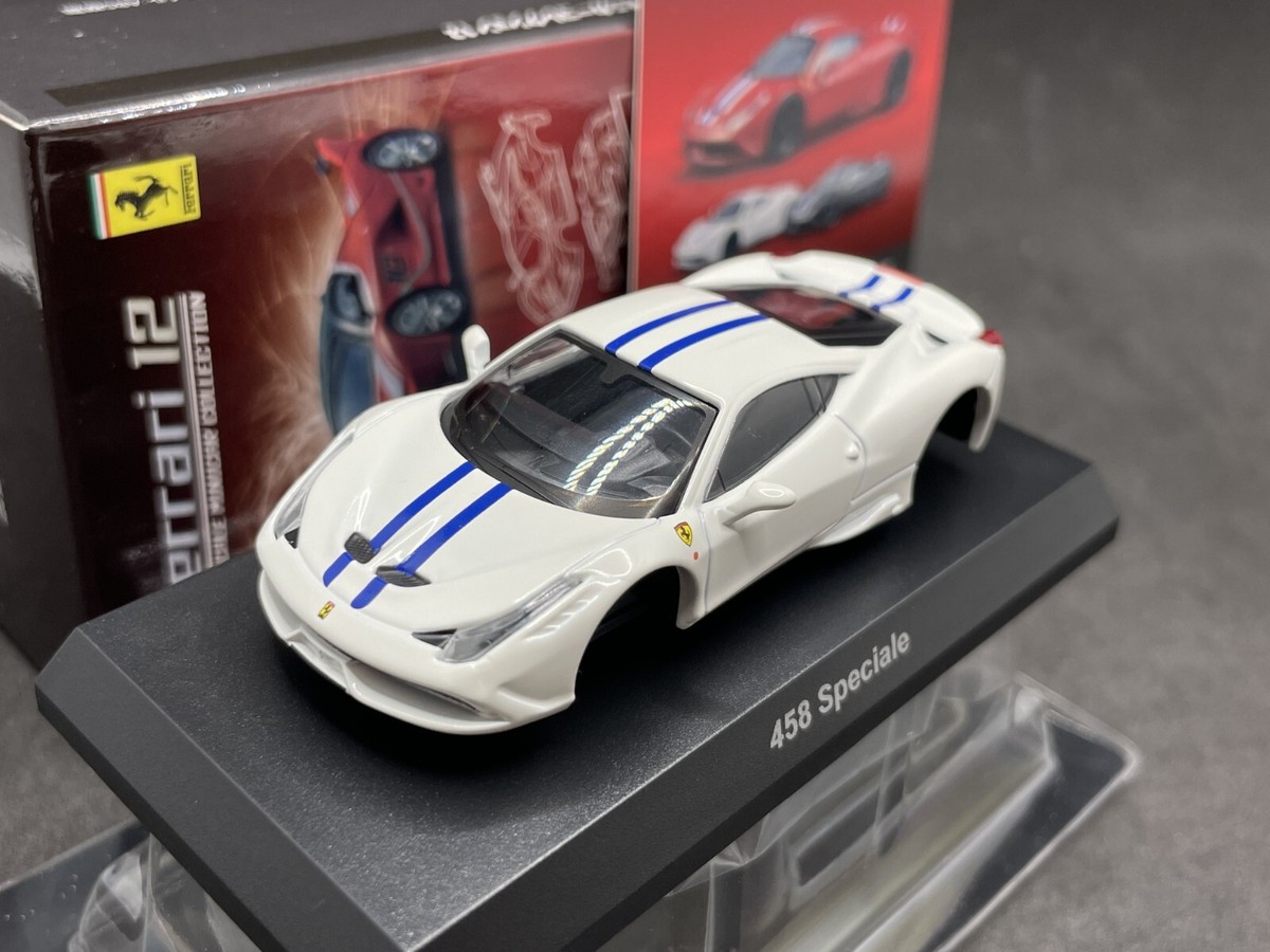 1/64 Kyosho Ferrari Collection 12 458 Speciale white diecast model