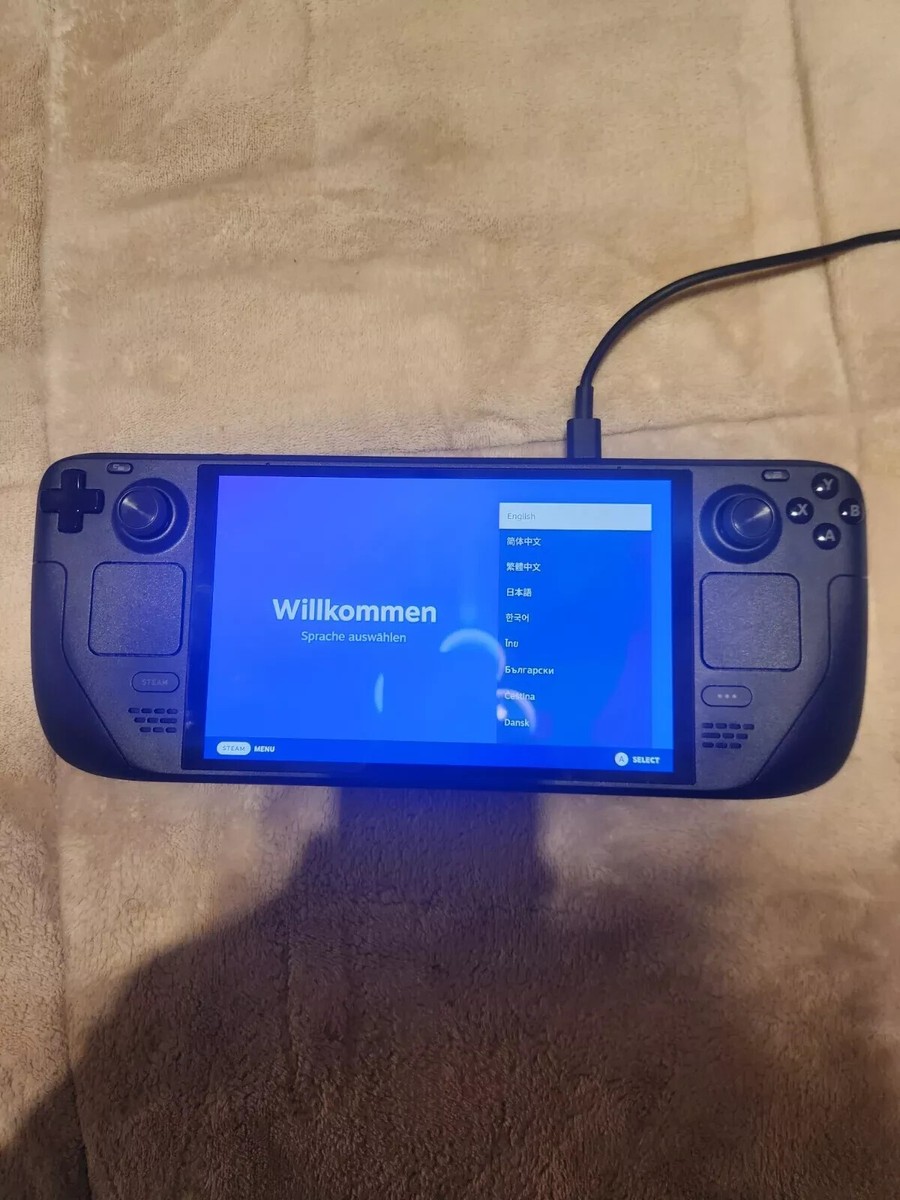 Valve Steam Deck OLED 512GB Black Handheld Console Bundle