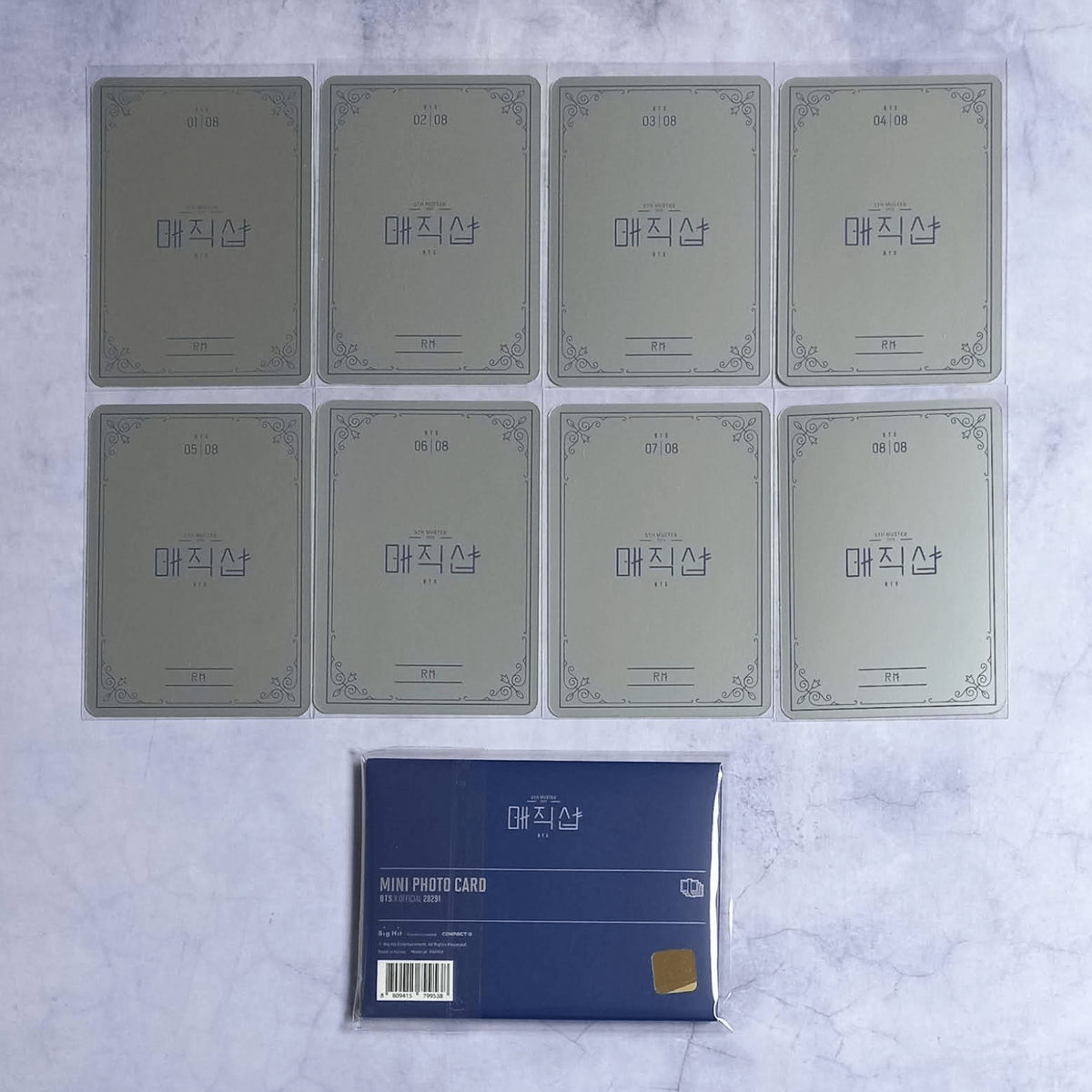 BTS 5th Muster Magic Shop Seoul Official Mini Photo Card - RM