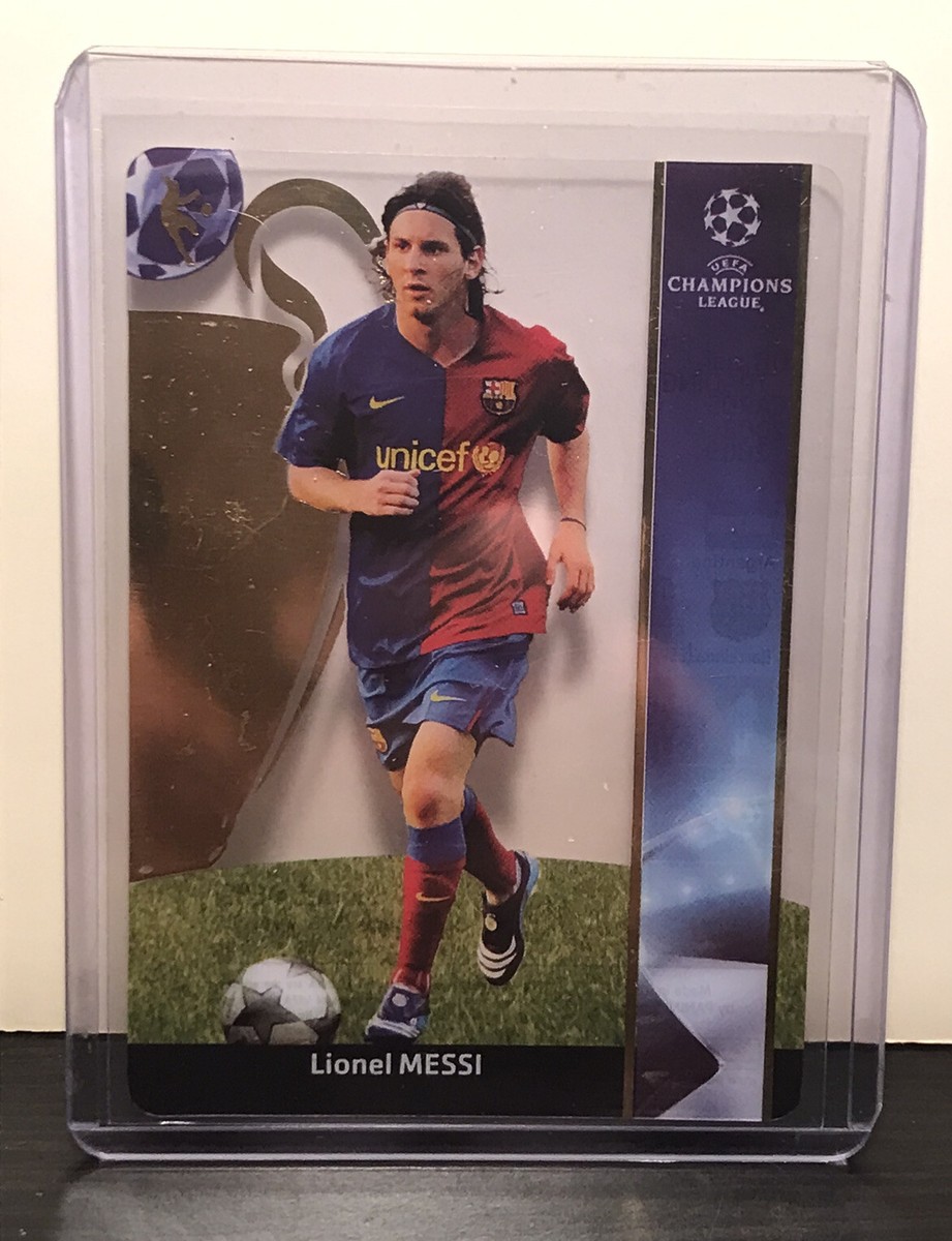 PANINI LIONEL MESSI UEFA CHAMPIONS LEAGUE TRADING CARD ULTRA 2008