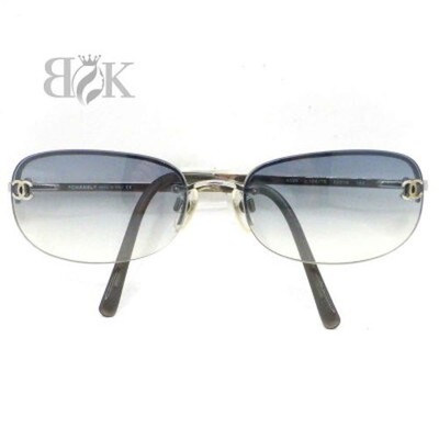 Chanel 4099 Sunglasses Side CoCo Mark Blue Gradient Lens Ladies