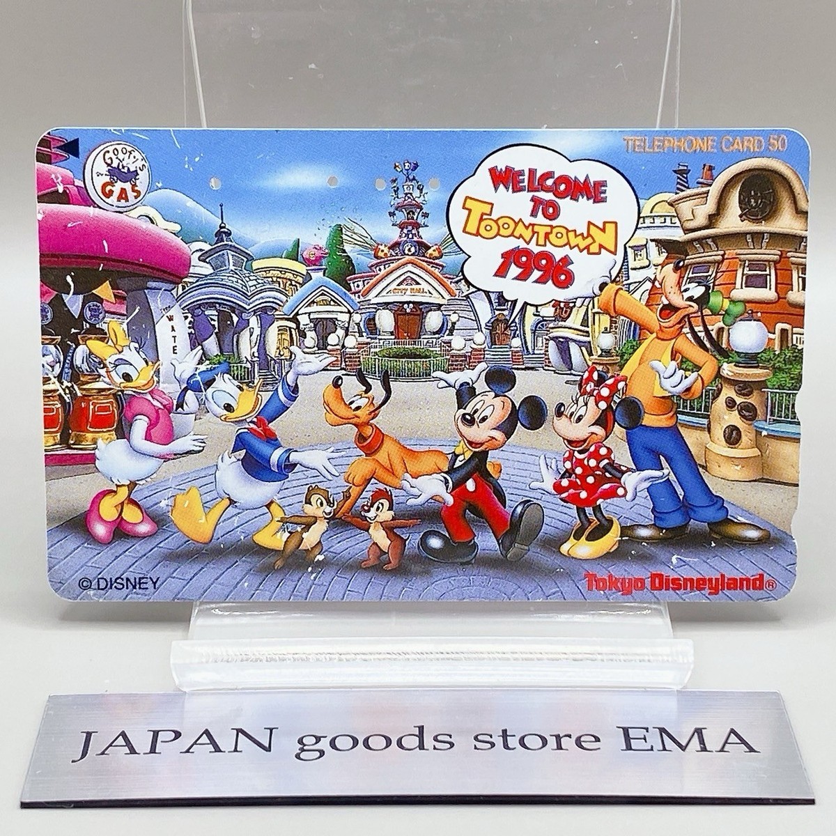 Disney Toontown 1996 Mickey Minnie Donald Goofy Pluto Disneyland