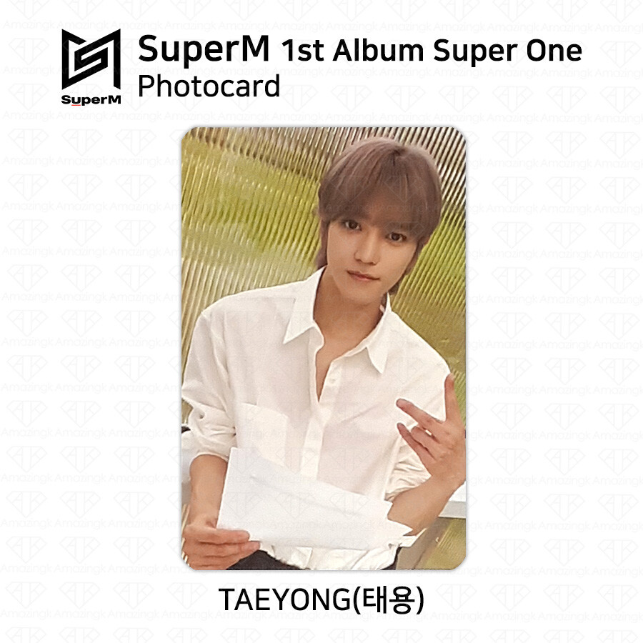 SuperM 1st Album Super One Photocard Baekhyun Taeyong Mark Lucas