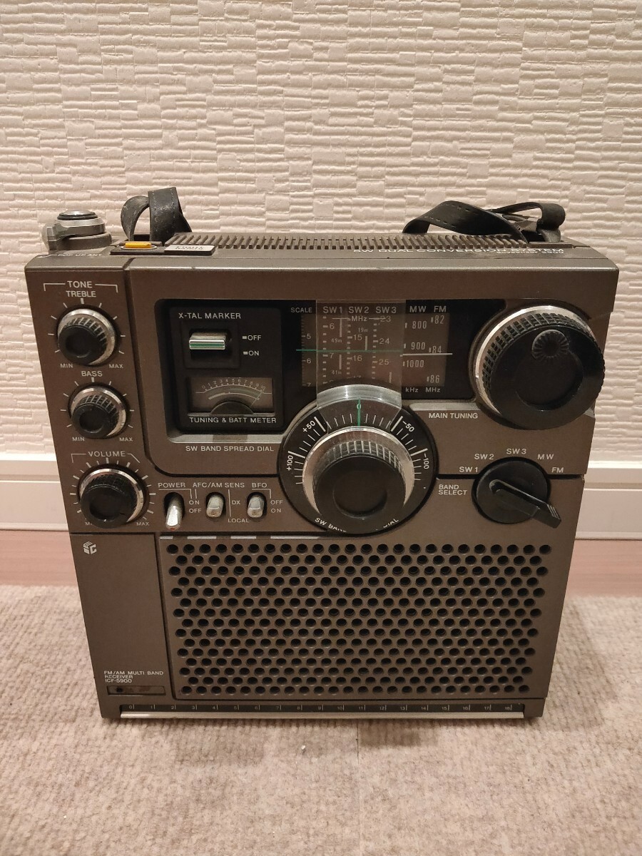 Sony ICF-5900 FM/AM Multi Band Short Wave Radio Receiver | eBay