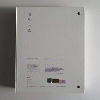 BTS Official Memories Of 2017 DVD Full Package Suga Photocard 3-7