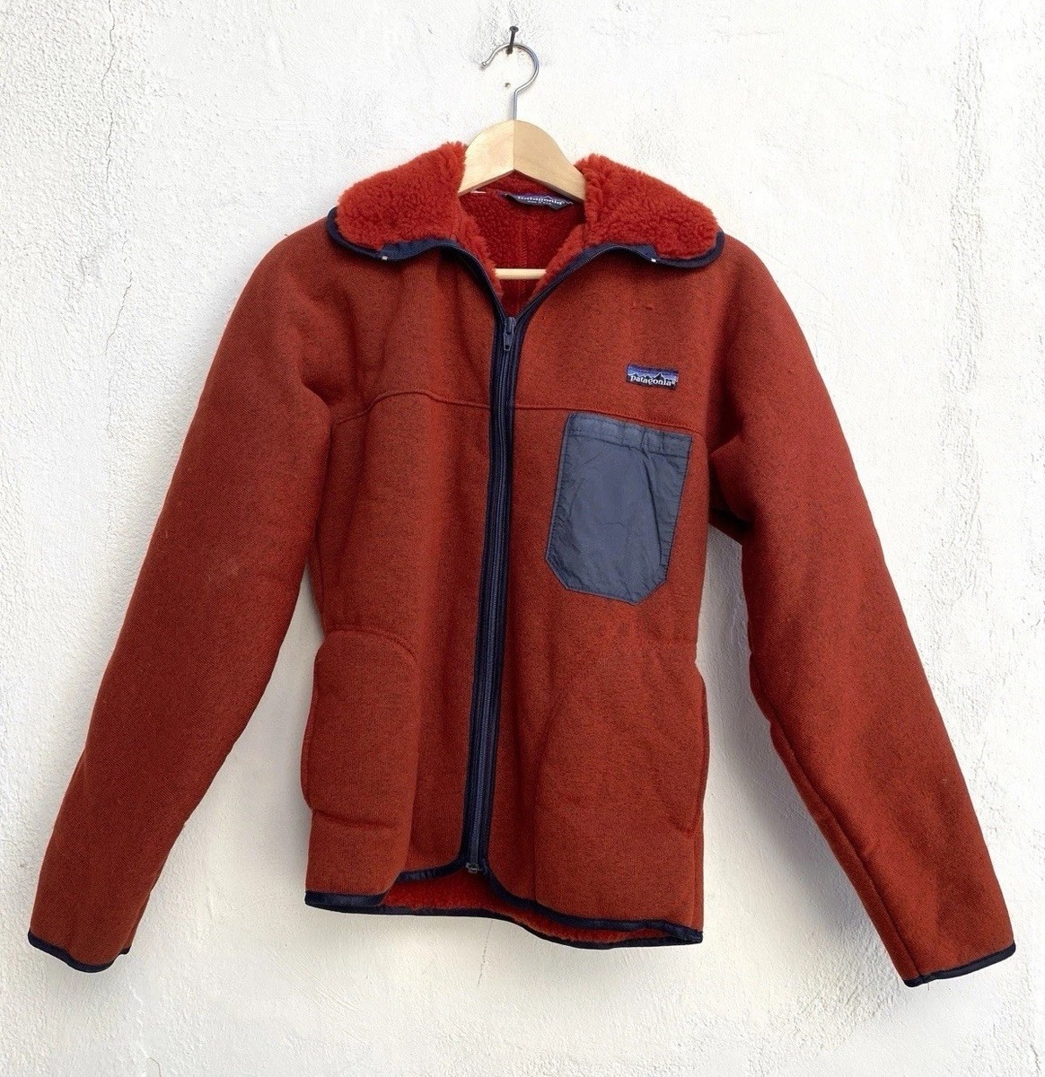 Rare Vintage 80s Patagonia S Reverse Pile Cardigan Jacket | eBay