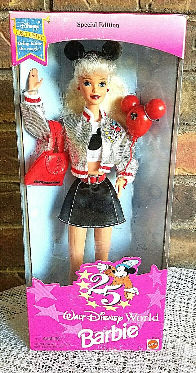 25th Anniversary WALT DISNEY WORLD BARBIE (shi)(we have over 50-5