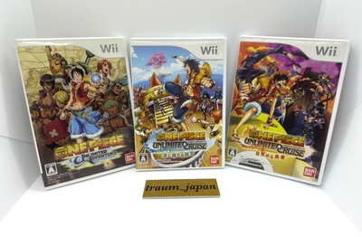 One Piece Unlimited Cruise Episode 1 2 & Unlimited Adventure set