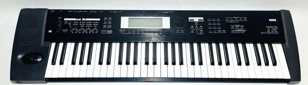 Korg TR61 Keyboard Synthesizer Music Workstation Black Good | eBay