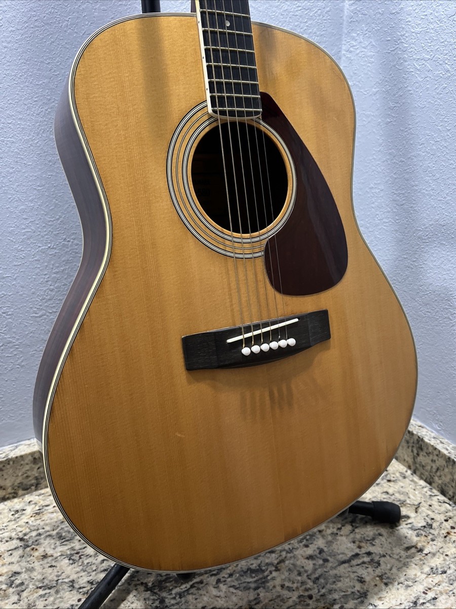 ⭐️Yamaha FG-580 Acoustic Guitar Side Jacaranda Green Label Japan