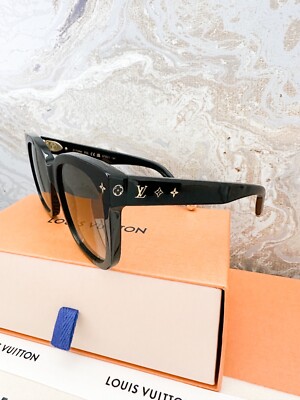 Louis Vuitton Acetate My Monogram Square Z1526E Black Sunglasses