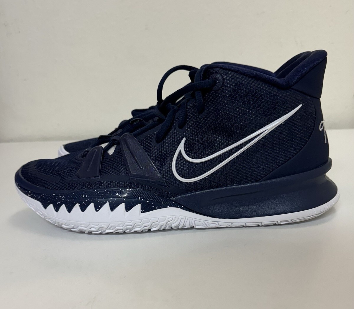 Nike Kyrie 7 TB Midnight Navy White Mens Sz 10 Irving Basketball