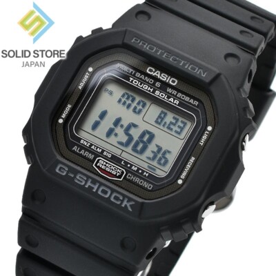 CASIO G-SHOCK GW-5000U-1JF Radio Solar Digital Watch Black 42.8mm