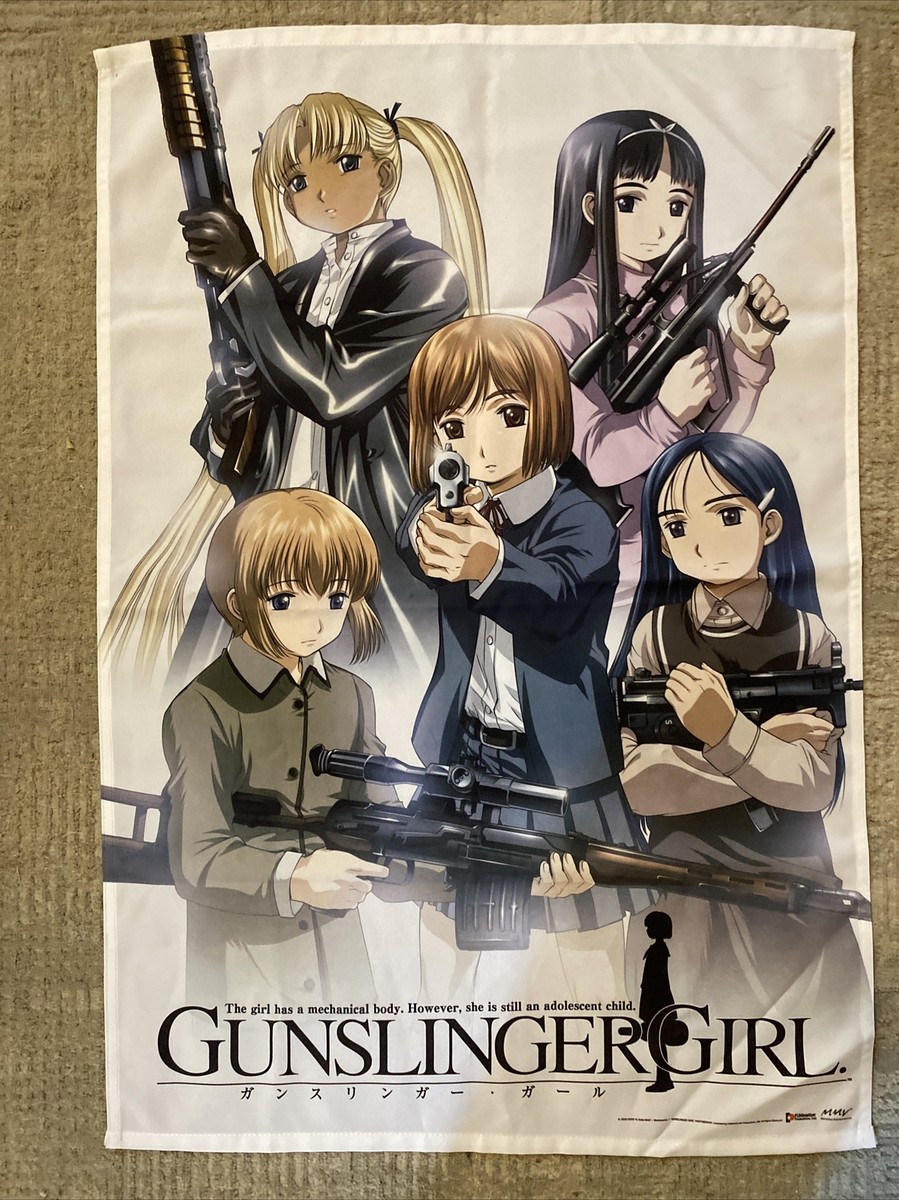 Gunslinger Girl Magna Anime Promotional Cloth Tapestry by