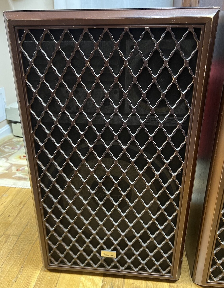 SANSUI SP-Z6 4-WAY 4-SPEAKER SYSTEM 12” Woofer - Pair L&R Speakers