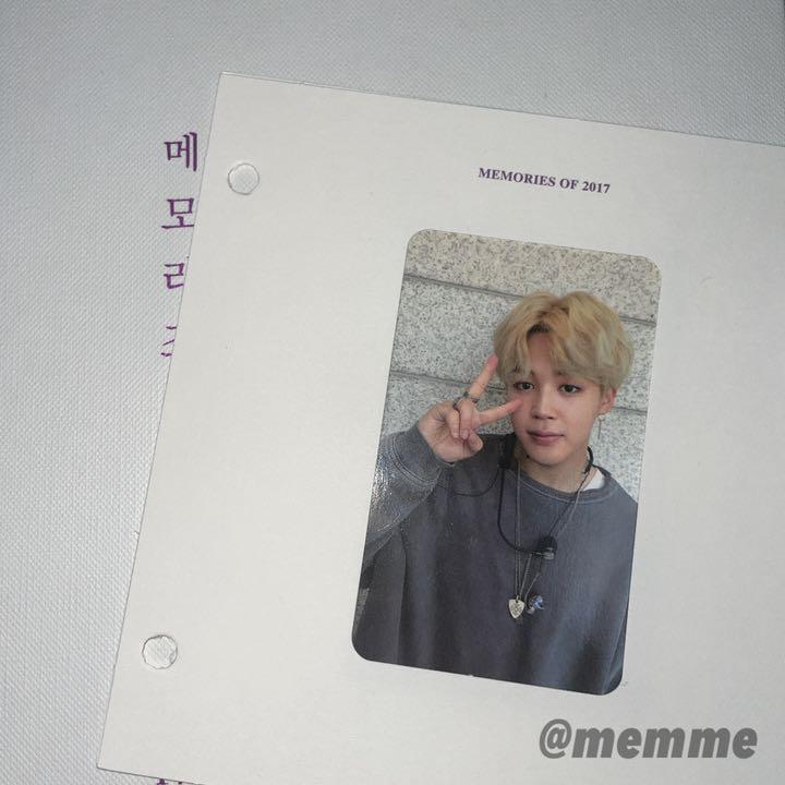 BTS Bangtan Boys JIMIN MEMORIES OF 2017 Blu-ray Limited Official
