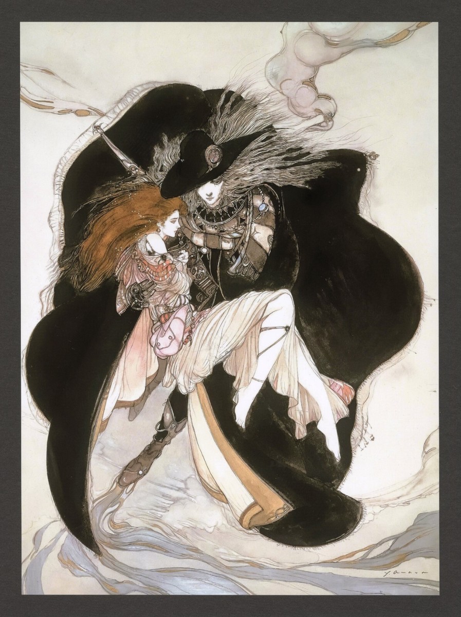 Vampire Hunter D Anime (Yoshitaka Amano) Art Print 8