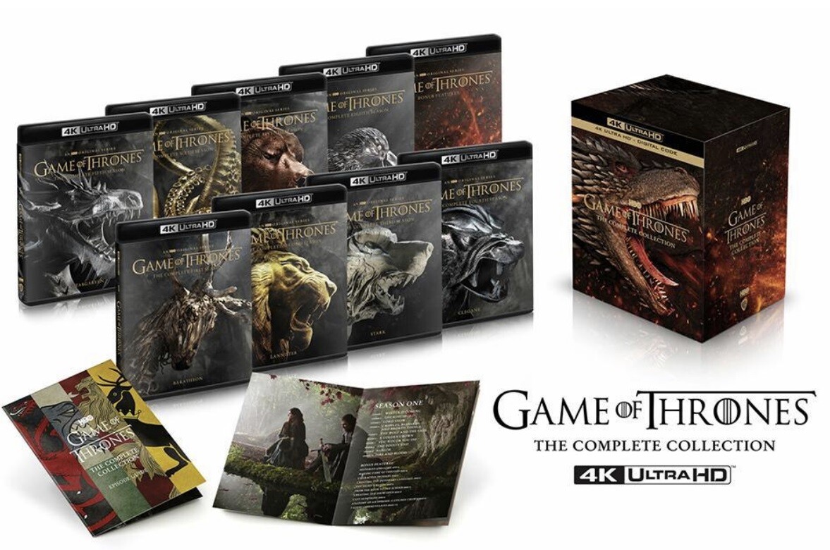 Game of Thrones: The Complete Series Collection Set (Blu-ray 4K