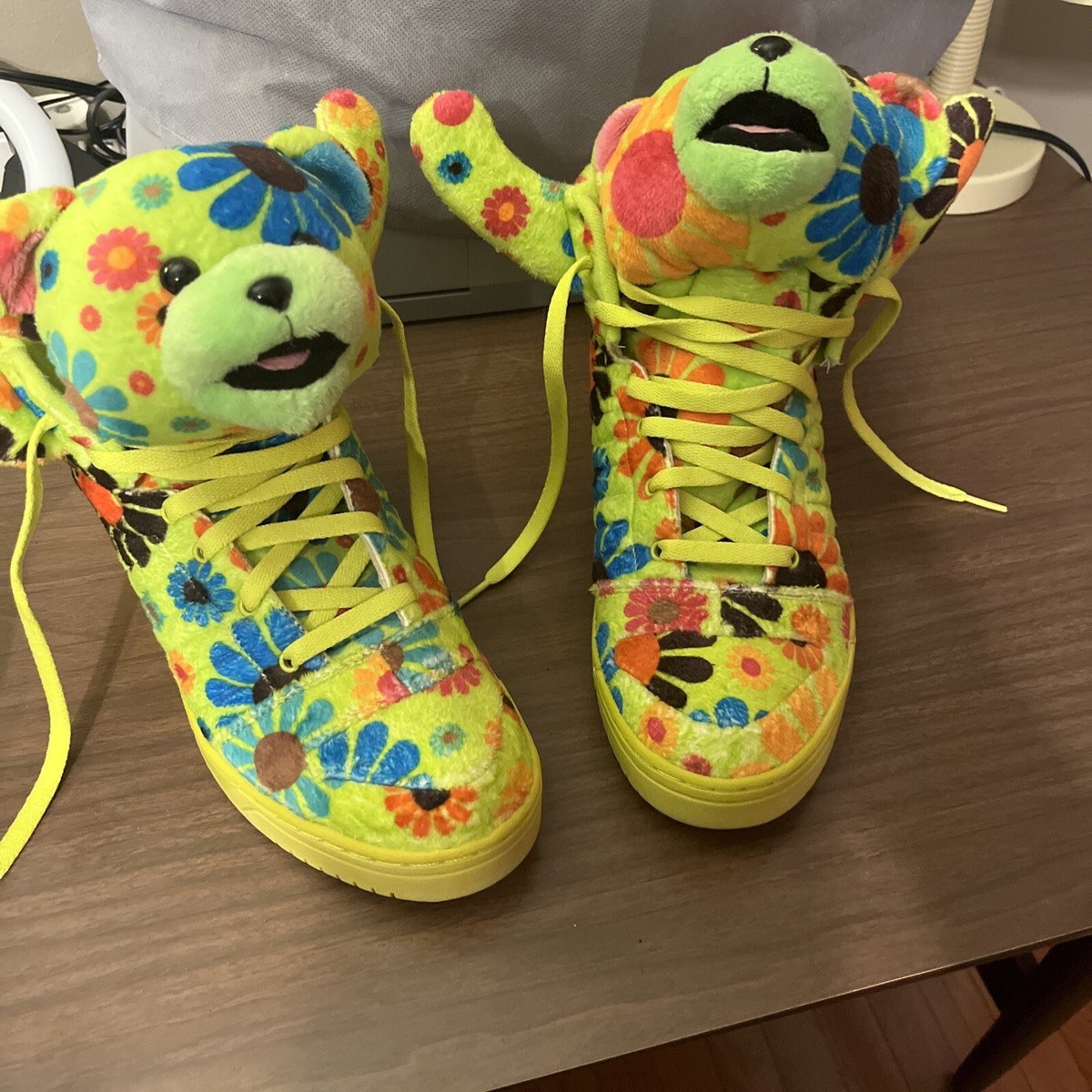 Size 10 - adidas Js Bear 1 Jeremy Scott Flower Power | eBay