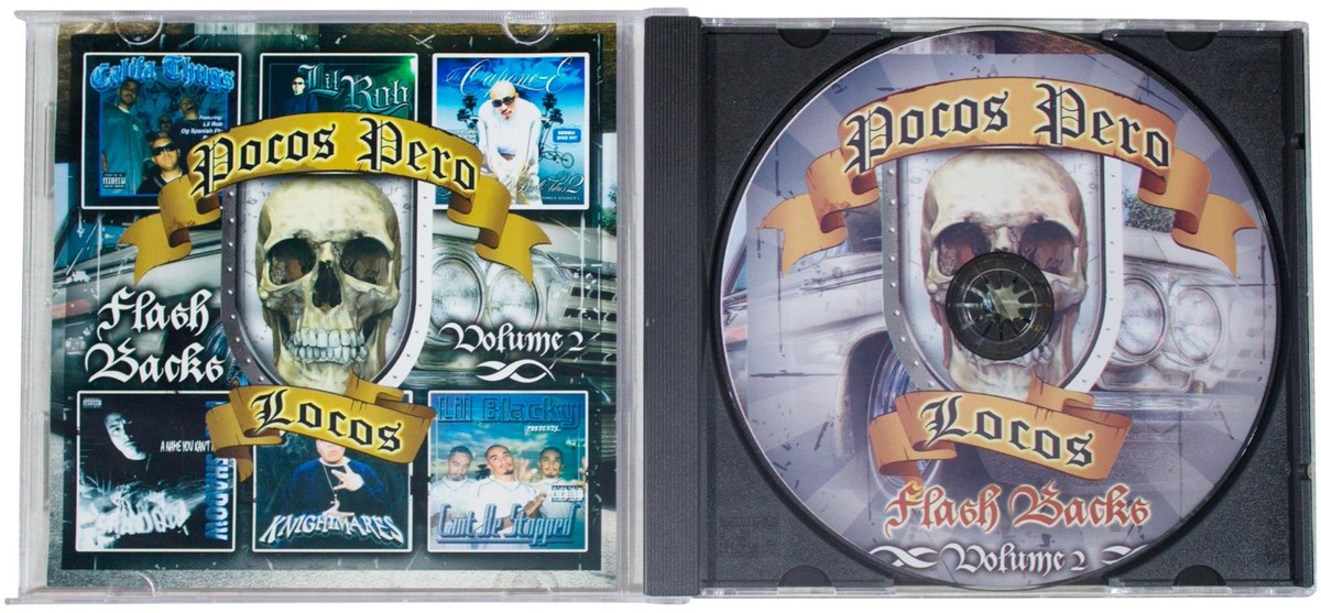 POCOS PERO LOCOS Vol 2 CD G-Funk Chicano Rap OOP Mr. Shadow Capone
