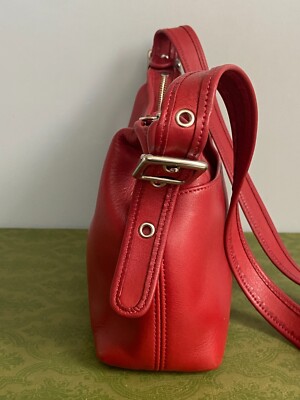 COACH VTG #9136 Legacy Small Leather Pocket Zip Hobo Shoulder Bag