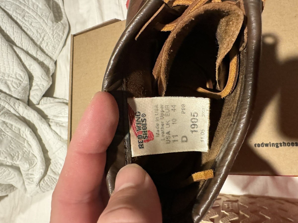 Redwing 1905 vintage 100 Anniversary 6 inch boot | eBay